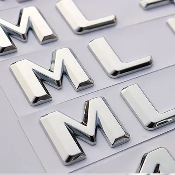 Pre Mercedes-Benz ML, GL upravené originálne príslušenstvo kufor triedy ML350 ML400 ML450 GL500 GL550 štítok auto samolepky, dekorácie