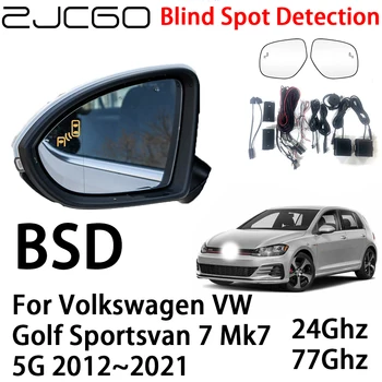 ZJCGO Auto BSD Radarový Výstražný Systém Blind Spot Detection pre Volkswagen VW Golf Sportsvan 7 Mk7 5G 2012~2021