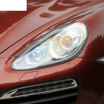 Auto Svetlometu Ochranný Film zadné svetlo Transparentné Čierna TPU Nálepka Pre Porsche Cayenne 2019 2020 2011-Súčasnosť 958 Príslušenstvo