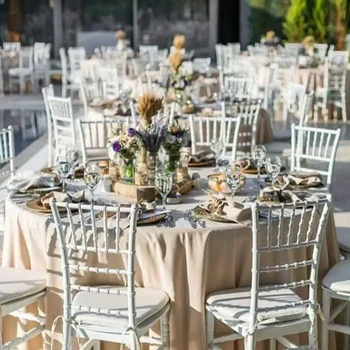 64pcs)hotel banquet hall prenájom prípade, stoličky, plastové svadobné stoličky pre udalosť svadobné party plastové zlato chiavari stoličky 73