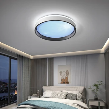 Moderné LED Stropné Svetlo Modrá Obloha Luster Pre bývanie, Jedáleň, Spálňa Interiér Doma Jednoduché Dekor Svietidlá Lesk