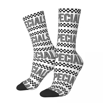 Špeciálov Ska Kockovaný Dizajn Tému celoročné Ponožky Tovar pre Ţeny Muţi Non-slip Posádky Ponožky